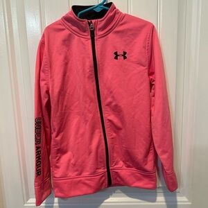 Pink under armor jacket